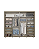 Roupeiro 268cm 02 Portas Deslizantes Cavic 100% MDF - D209-108 - Duna/Off White - Móveis Henn - Imagem 5