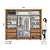 Roupeiro 02 Portas Deslizantes Palace - D237-221 - Cinamomo / Off white - Móveis Henn - Imagem 6