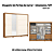 Roupeiro 02 Portas Deslizantes Palace c/ Espelho - D237-221 - Cinamomo / Off white - Móveis Henn - Imagem 2