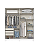 Roupeiro 200cm 02 Portas Deslizantes Verg - D239-66 - Branco - Móveis Henn - Imagem 5