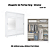 Roupeiro 02 Portas Deslizantes Verg - D239-66 - Branco - Móveis Henn - Imagem 2