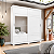 Roupeiro 200cm 02 Portas Deslizantes Verg - D239-66 - Branco - Móveis Henn - Imagem 2