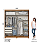 Roupeiro 200cm 02 Portas Deslizantes Verg - D239-127 - Nature / Off white - Móveis Henn - Imagem 6