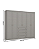 Roupeiro 262cm 06 Portas Americano - D205-131 - Cinza - Móveis Henn - Imagem 7