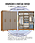 Roupeiro 195cm 06 Portas Cover - D230-222 - Nature/Avela - Móveis Henn - Imagem 3