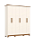 Roupeiro 195cm 06 Portas Cover - D230-129 - Off white / Nature - Móveis Henn - Imagem 4