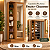 Sapateira Duetto 01 Porta - D182-214 - Cinamomo - Móveis Henn - Imagem 1