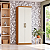 Multiuso Margarida 02 Portas - D110-221 - Cinamomo/Off White - Móveis Henn - Imagem 2