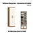 Multiuso Margarida 02 Portas - D110-221 - Cinamomo/Off White - Móveis Henn - Imagem 2