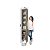 Paneleiro 02 Portas 35cm - C72-35 - Duna / Cristal - Linha Connect - Móveis Henn - Imagem 7
