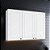 Aéreo 03 Portas 120cm - C352-05 - Branco - Linha Americana - Móveis Henn - Imagem 1