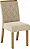 Conjunto de Mesa Solus 160 c Vidro e Canto Arredondado + 06 Cadeiras Vita Linho - Móveis Henn - Imagem 5