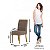 Conjunto de Mesa Karen + Cadeiras Carina Marrom Amêndoa - Móveis Henn - Imagem 7