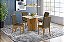 Conjunto de Mesa Vértice 90 + 04 Cadeiras Isa Bege - Móveis Henn - Imagem 1