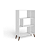 Estante Baixa 03 Nichos Linha Retrô - RT3015 - Branco - Movelbento - Imagem 3