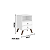 Mesa Cabeceira Linha Retrô - RT3103 - Branco - Movelbento - Imagem 5