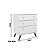 Cômoda 03 Gavetas Linha Retrô - RT3018 - Branco - Movelbento - Imagem 5