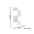 Nicho Decorativo Linha Design - AM 3079 - Branco - Movelbento - Imagem 3