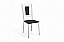 Conjunto de Mesa Elba 140cm + 06 Cadeiras Florença Cromado Cor Preto - Kappesberg Crome - Imagem 3