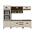 Cozinha Modulada 05 Pçs - Linha Connect - Duna / Cristal - Móveis Henn - Imagem 10