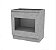 Balcão Forno de Embutir 80cm - Ref. CC2011 - Concreto - Linha DA CASA - Móveis Primavera - Imagem 2