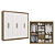 Roupeiro 232cm 06 Portas 02 Gavetas - Ref. M569 - Nogueira / Branco - Kappesberg - Imagem 3