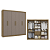 Roupeiro 232cm 06 Portas 02 Gavetas - Ref. M569 - Nogueira / Fendi - Kappesberg - Imagem 3