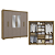 Roupeiro 232cm 06 Portas 02 Gavetas com Pé e Espelho - Ref. CB01M569 - Nogueira/Fendi - Kappesberg - Imagem 3