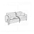 Sofá 04 Lugares Bolt 236cm - Estofados Rincão - Imagem 5