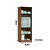 Módulo Cabideiro e Prateleiras Linha Closet - 20CL - Macadâmia - Móveis Castro - Imagem 8