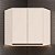 Aéreo 02 Portas Canto Oblíquo 83cm - C83-139 - Off White - Móveis Henn - Imagem 1