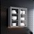 Aéreo 02 Portas com Vidro 80cm - C366-131 - Cinza - Linha Americana - Móveis Henn - Imagem 1