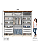 Roupeiro 256cm 06 Portas Napoli c/ Espelho - D308-129 - Off White / Nature - Móveis Henn - Imagem 6