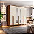 Roupeiro 235cm 06 Portas Andréas c/ Espelho - D309-127 - Nature / Off White - Móveis Henn - Imagem 2