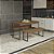 Mesa com 02 Bancos - Ref. LI013 - Canela/Preto - Linha Industrial - Kappesberg - Imagem 1
