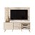 Combo Rack e Painel Cronos - Calacata/Off White - Madetec - Imagem 3