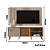 Combo Rack e Painel Cronos - Ref. 713133 - Fendi/Naturale - Madetec - Imagem 8