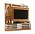Home Theater Frizz Prime - Naturale/Off White - Madetec - Imagem 2