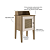 Mesa de Apoio Charlotte - Carvalho / Off White - Artely Móveis - Imagem 8