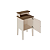 Mesa de Apoio Charlotte - Pinho / Off White - Artely Móveis - Imagem 6