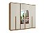 Roupeiro 06 Portas Valência Glass - Ref. 5785 - Capuccino/Off White - THB - Imagem 3