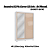 Roupeiro 143cm 02 Portas de Correr 02 Gavetas c/ Pé e Espelhos - Ref. CB01N571 - Branco/Branco-Macadamia - Kappesberg - Imagem 6