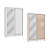 Roupeiro 143cm 02 Portas de Correr 02 Gavetas c/ Pé e Espelhos - Ref. CB01N571 - Branco/Branco-Macadamia - Kappesberg - Imagem 7