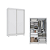 Roupeiro 143cm 02 Portas de Correr 02 Gavetas c/ Pé - Ref. CB02N571 - Branco/Branco-Macadamia - Kappesberg - Imagem 8