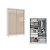 Roupeiro 143cm 02 Portas de Correr 02 Gavetas c/ Pé - Ref. CB02N571 - Branco/Branco-Macadamia - Kappesberg - Imagem 9