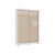 Roupeiro 143cm 02 Portas de Correr 02 Gavetas c/ Pé - Ref. CB02N571 - Branco/Branco-Macadamia - Kappesberg - Imagem 11