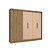 Roupeiro 245cm 05 Portas 04 Gavetas - Ref. N564 - Nogueira/Macadamia - Kappesberg - Imagem 4