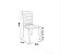 Par de Cadeiras Amsterdã - Ref. 2C091-NK - Estampa: 106 (Branco) Nikel - Kappesberg - Imagem 2