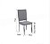 Par de Cadeiras Dalian - Ref. 2C126-CR - Estampa:A050 (Cinza) Cromado - Kappesberg - Imagem 2