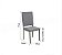 Par de Cadeiras Dalian - Ref. 2C126-NK - Estampa:A050 (Cinza) Nikel - Kappesberg - Imagem 2